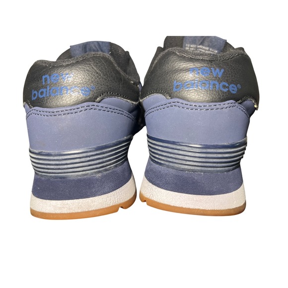 New Balance 515 Mens Sneakers Navy Blue Silver ML515TNB Gum Sole Low Top Shoes 7 - Picture 5 of 7